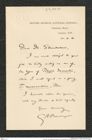Nachlass Franz Steindachner, Brief von G. A. Boulenger an Franz Steindachner (14.11.1911), Inv.Nr. 49.14, Seite 1